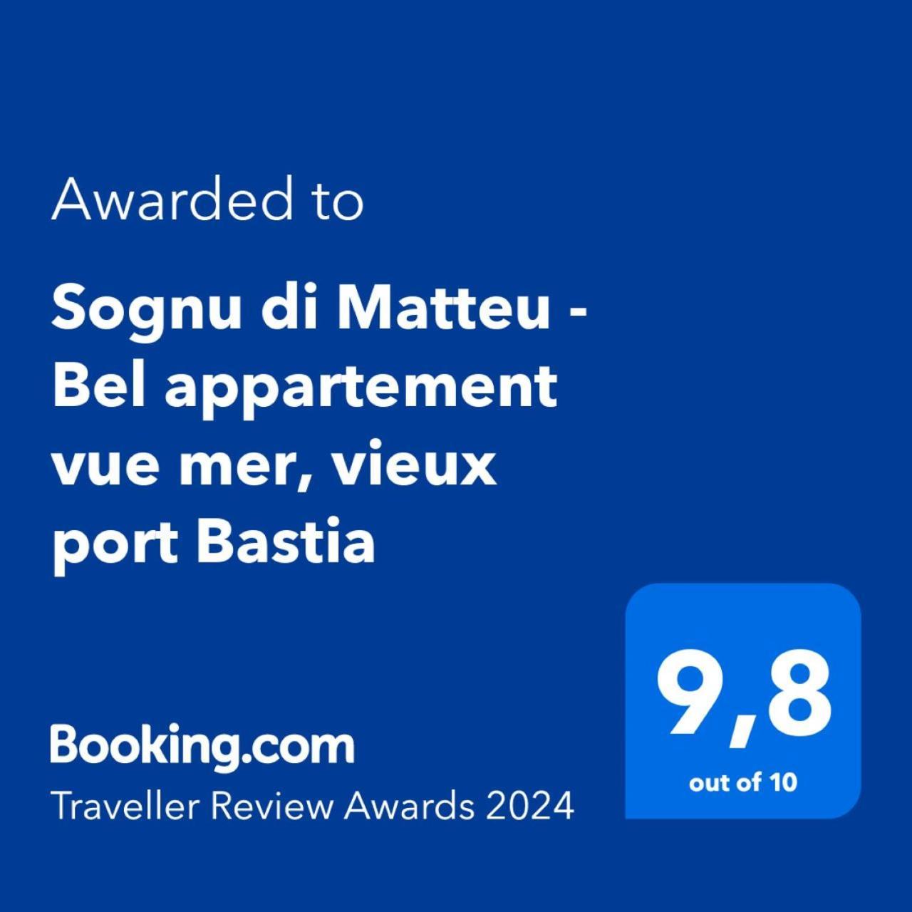 Sognu Di Matteu - Bel Appartement Entierement Climatise - Vue Mer, Vieux Port Bastia Bastia  Zewnętrze zdjęcie